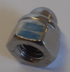 Nylon Locking Dome Nut M6